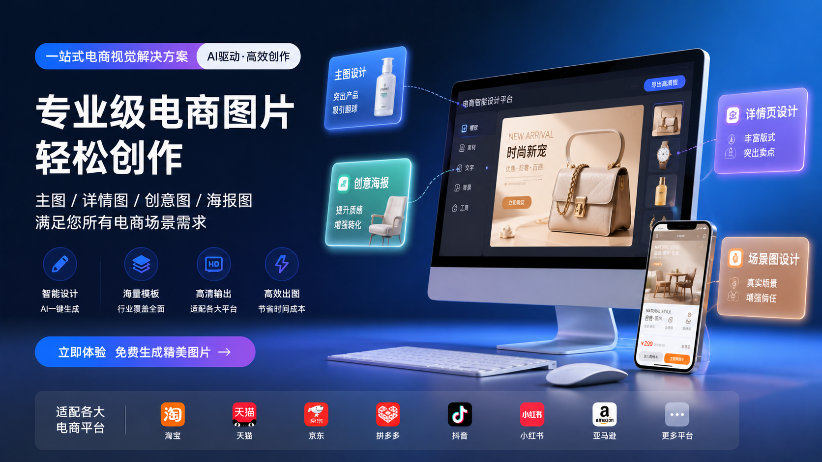 AI 生成电商主图示例